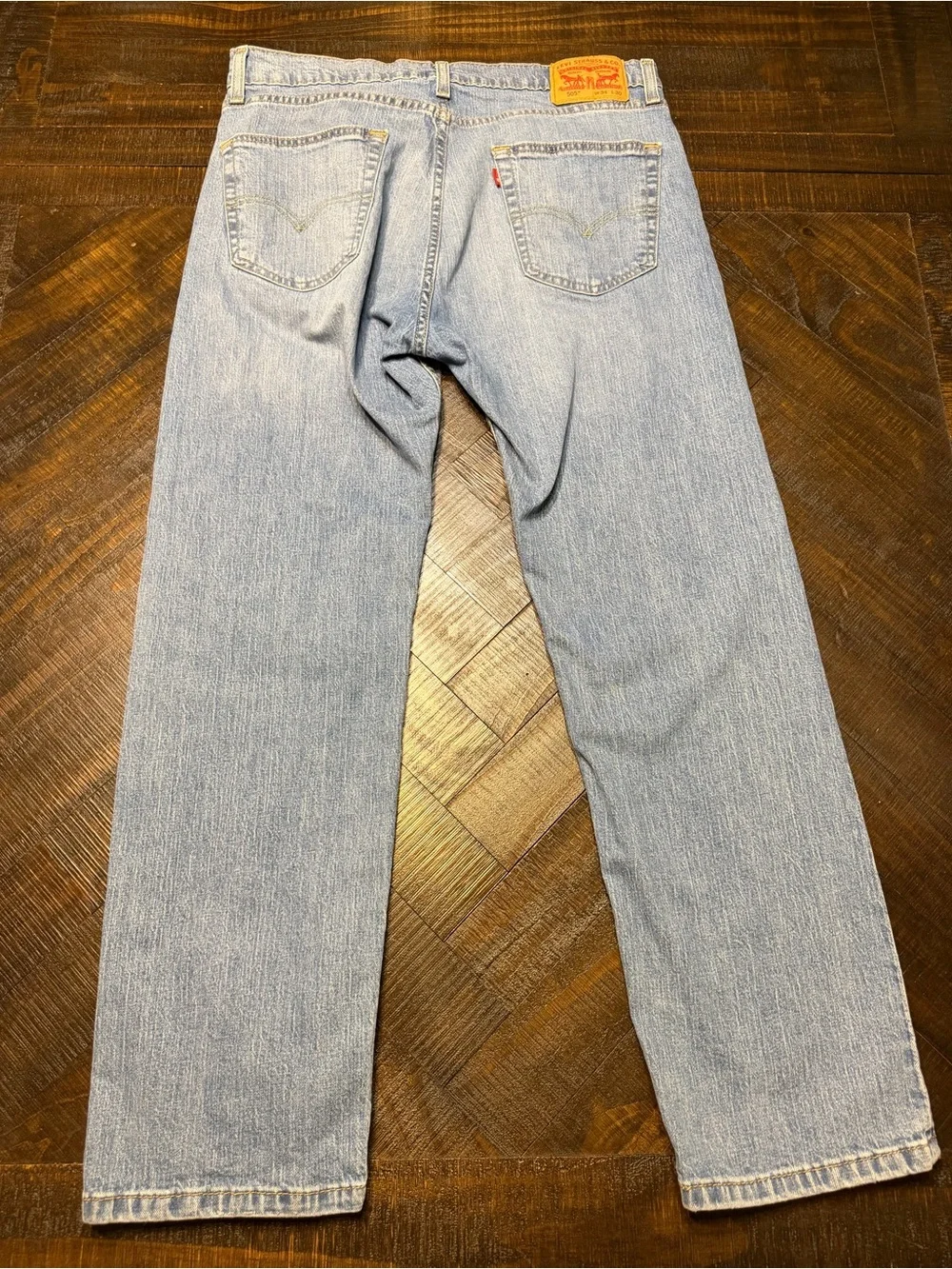 Levi's Men’s Straight Light Blue Denim Jeans